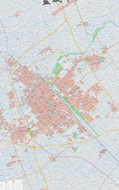 盐城市最新版标准地图发布